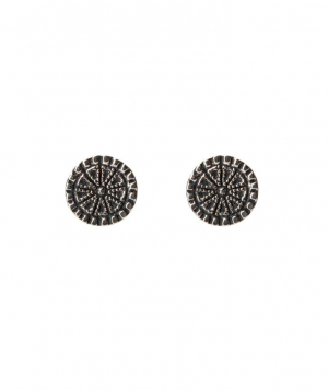 Earrings `DF Project`pattern silver №5