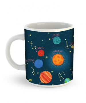 Mug `3 dzook` `Space` Ceramic 250 ml