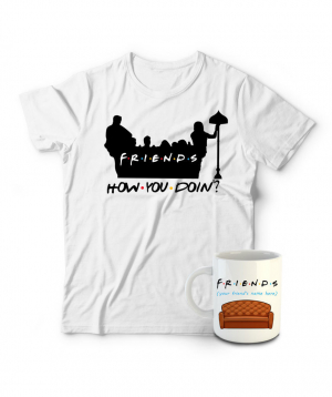 Tshirt and cup `3 dzook` `Friends`