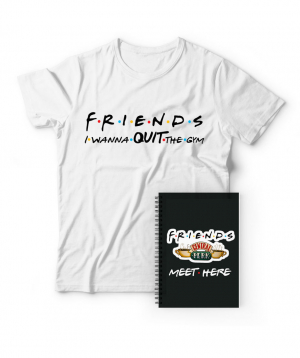 T-shirt and notebook `3 dzook` `Friends`