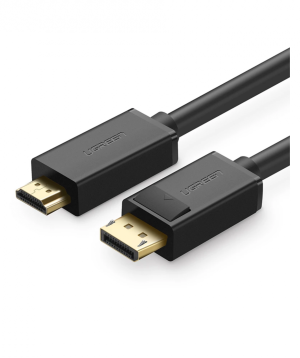 Кабель «Ugreen» DP101 10239 DP Male to HDMI Male Cable 1.5m (Black)