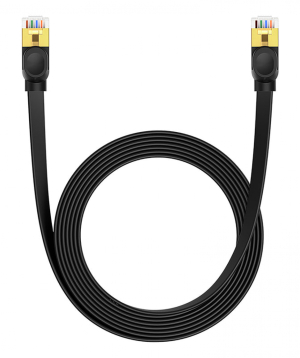 Кабель «Baseus» High Speed CAT7 10Gigabit, 0.5m Cluster Black B00133207111-00