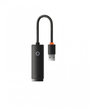 Адаптер «Baseus» Lite USB-A to RJ45 LAN Port (100Mbps) Black WKQX000001