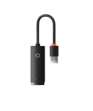 Адаптер «Baseus» USB-A to RJ45 LAN Port (1000Mbps) Black WKQX000101