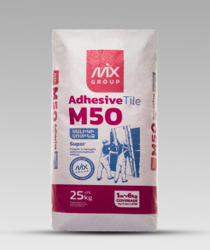Tile adhesive «M50» Super, 25 kg