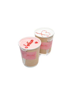 Cakes in a cup ''Sweetz'' white and chocolate