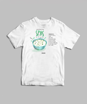 T-shirt ''Armenian Spas'', white