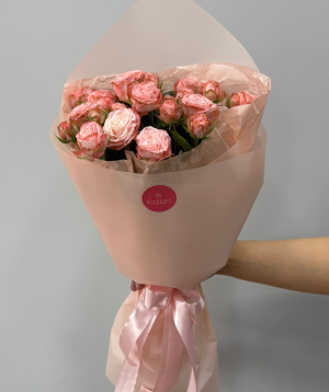 Bouquet «Rosery» with roses №61