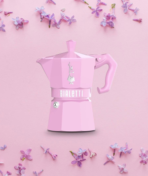 Кофеварка «Bialetti» Exclusive Collection Pink, 3 чашки