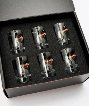 Set «Creative Gifts» glasses with a bullet, 6 pcs