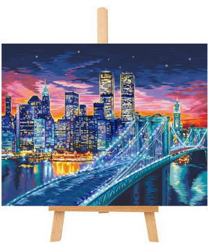 Painting by numbers Manhattan Night