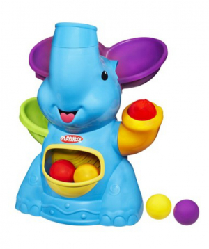 Toy `Hasbro` elephant, with balls