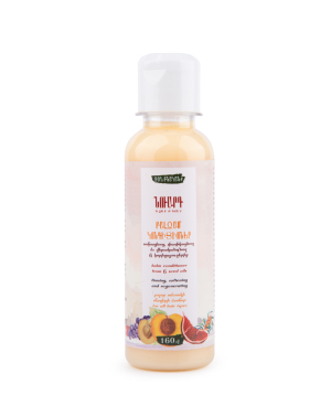Hair balsam-conditioner made from 6 different kernels oil `Nuard`