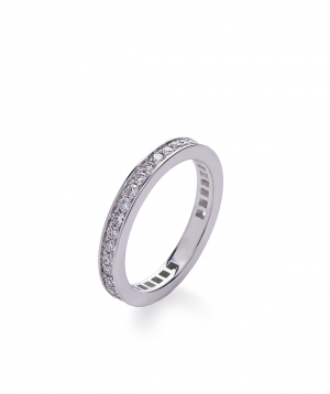 Ring `Lazoor` golden, with diamond stones №4