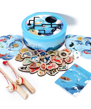 Wooden magnetic game Fishing