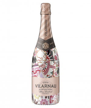 Wine ''Vilarnau Reserva Rose Organic'' pink brut 750 ml