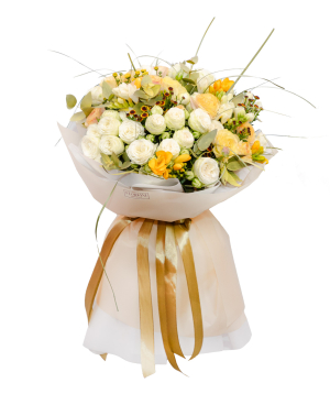 Bouquet «Floriani» with spray roses and freesias №19