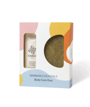 Body Care Duo `Nairian` hand cream and summer garden soap