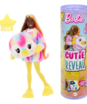 Barbie doll with soft penguin outfit Mattel