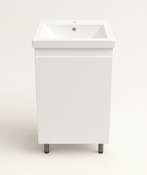 Bathroom furniture «Perla» Eco Rico 9393-40, white, glossy