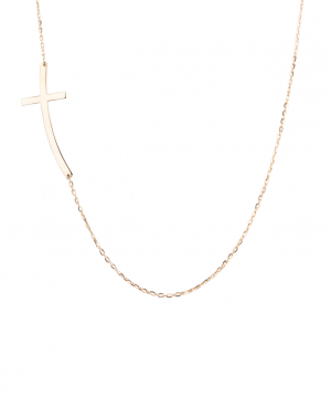 Women's necklace ''Less is more'' gold №5