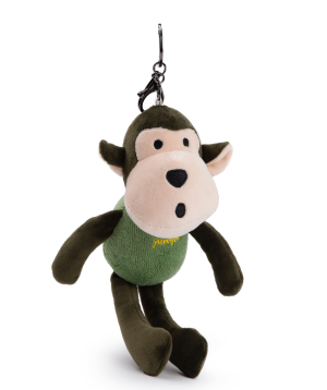 Keychain «Monkey» green, 12 cm