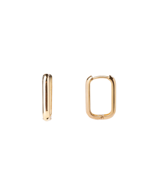 Earrings ''Less is more'' gold №107