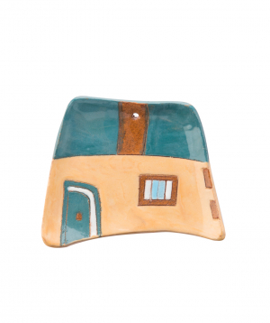 Plate `Nuard Ceramics` House, small №1