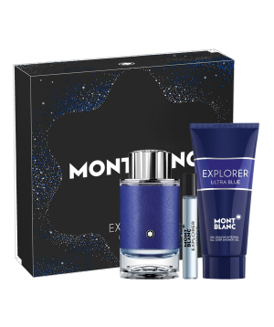 Парфюм «Montblanc» Explorer Ultra Blue, женский, 100+7,5+100 мл