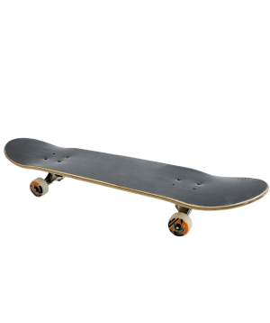 Wooden skateboard, black