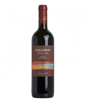 Wine `Banfi Collepino` red, semi dry 750ml