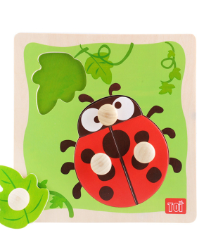 Wooden puzzle Ladybug
