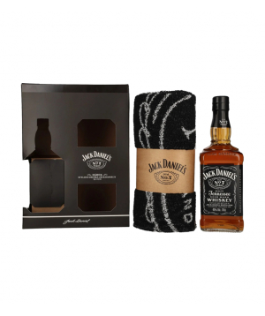 Whiskey «Jack Daniels» + towel, 40%, 700 ml