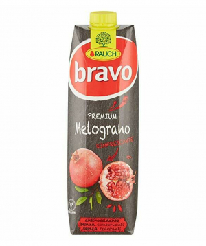 Juice `Bravo` natural, pomegranate 1l