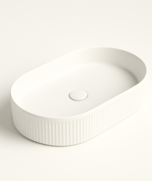 PERLA COUNTER TOP BASIN 78607MW MATT WHITE 575x360x116MM
