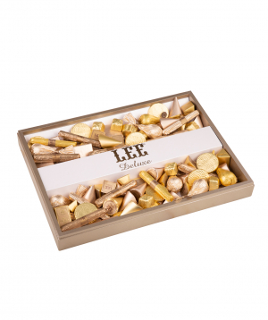 Chocolate collection ''LEE'' Luxury bronze wooden box