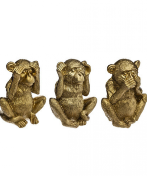Statuettes «Ashley Home» 3 Sama Wisdom Monkeys / 167596