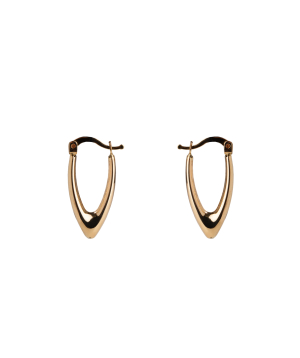 Earrings ''Less is more'' gold №101