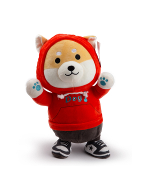 Soft toy «Puppy» red, 38 cm
