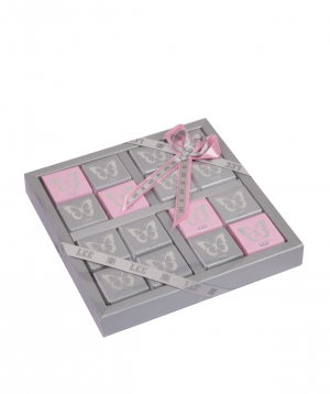 Chocolate candies `BUTTERFLY SILVER`