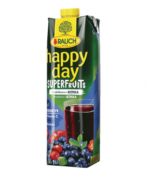Juice `Happy Day` natural, blueberry, acerola 1l