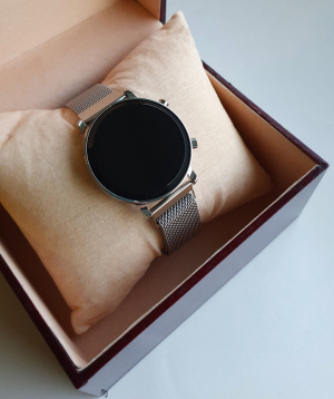 Ժամացույց «Gift Store» LED №1047 J-277 արծաթագույն