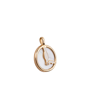 Pendant ''Less is more'' gold №118