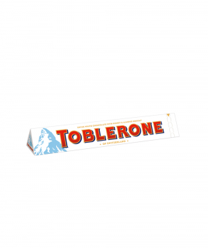 Плитка шоколада `Toblerone` белая 100гр