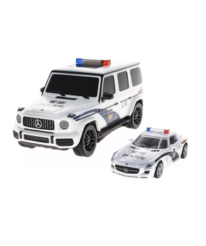 Remote-controlled police car ''Rastar'' Mercedes G63