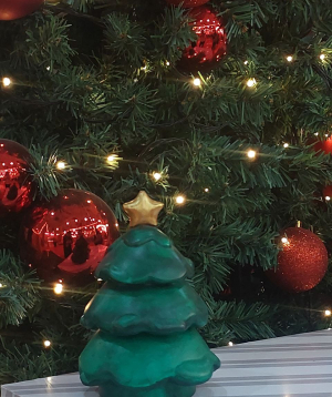 Candle «Blue Moon» Christmas Tree, two-tier