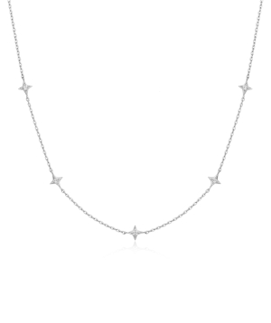 Silver necklace «Ania Haie» N061-04H