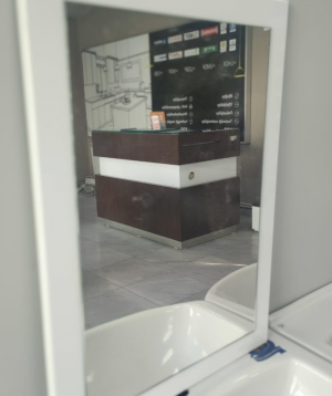 Perla PVC հայելի Provance, Սպիտակ, 70x50սմ
