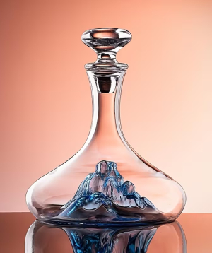 Wine decanter Ice Mountain Blue 1.2 l №1253