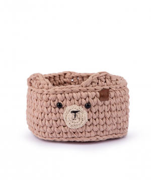 Basket `Crafts by Ro` Panda, cotton